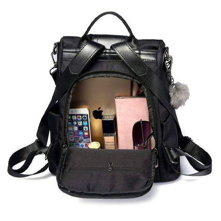 Mochila Feminina Estilosa À prova D'água Anti Furto