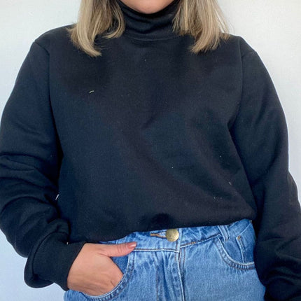 Moletom Flanelado Gola Alta