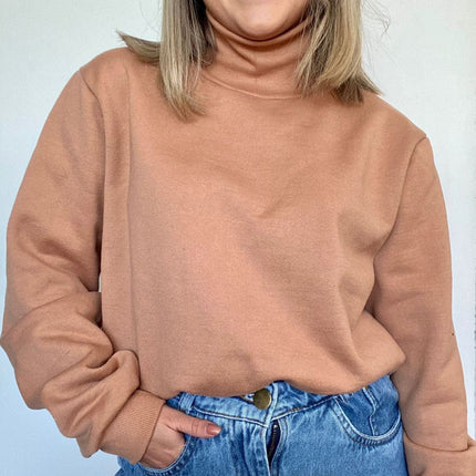 Moletom Flanelado Gola Alta