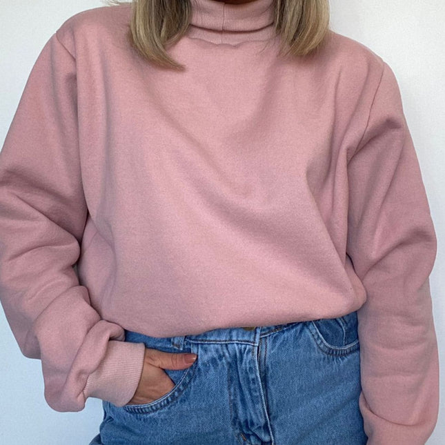 Moletom Flanelado Gola Alta