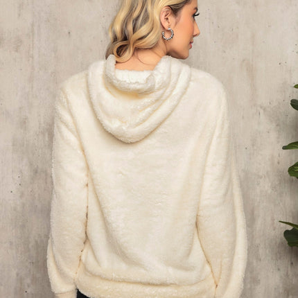 Moletom Feminino Com Capuz Estilo Teddy