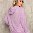 Moletom Feminino Com Capuz Estilo Teddy