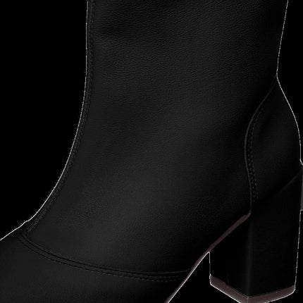 Bota Salto Bico Fino Cano Médio