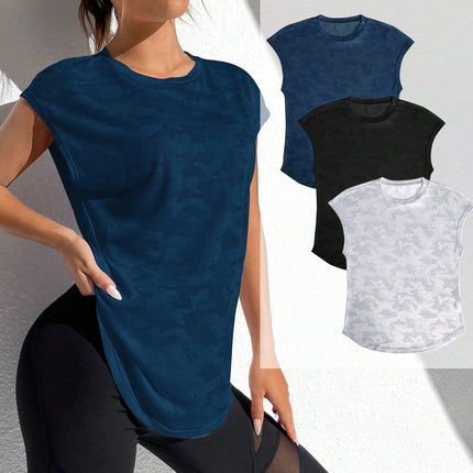 Kit 3 Camisetas Feminina manga curta esportivas Milan