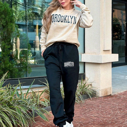 Conjunto De Moletom Flanelado Brooklyn