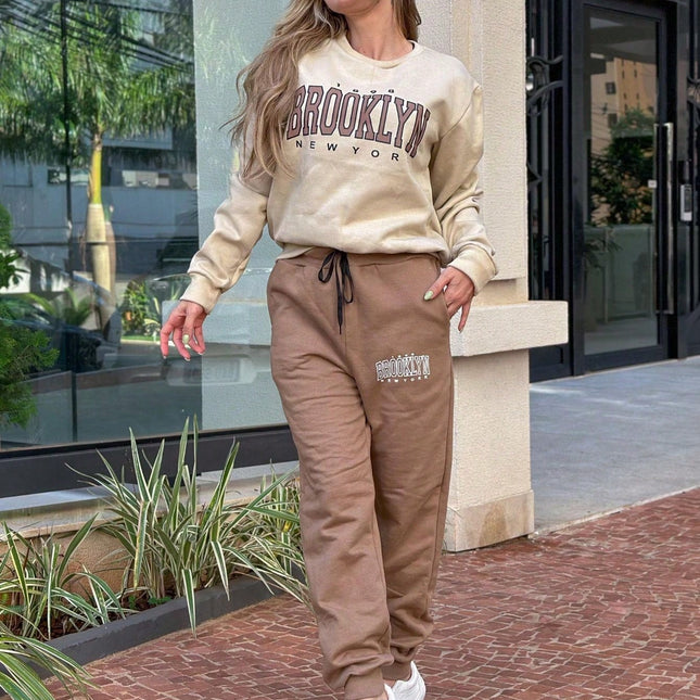 Conjunto De Moletom Flanelado Brooklyn