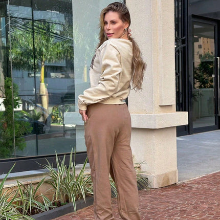 Conjunto De Moletom Flanelado Brooklyn