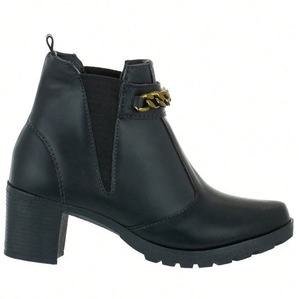 Bota Cano Curto Com Corrente