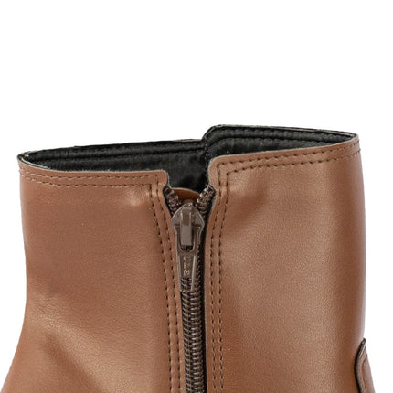 Bota Salto Grosso Bico Quadrado