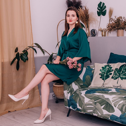 Robe de Cetim Feminino - Berlin