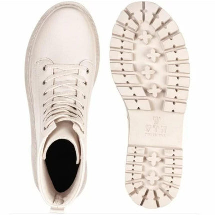 Coturno Amarração Tratorado Feminino Shoes