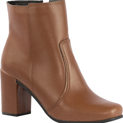 Bota Salto Grosso Bico Quadrado