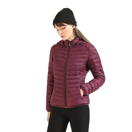 Jaqueta Feminina Puffer Satin