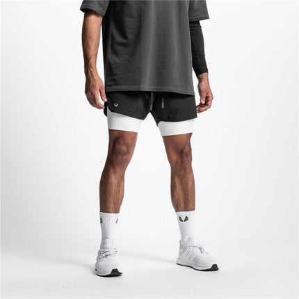 Short Esportivo Masculino 2 em 1 para Academia - Athlete