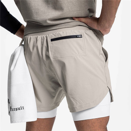 Short Esportivo Masculino 2 em 1 para Academia - Athlete