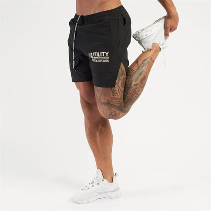 Short Esportivo Dry Fit Masculino Com Zíper