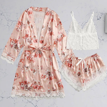 Pijama Sasha Feminino 3 Peças