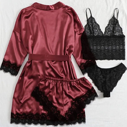 Pijama Artemis Feminino 4 Peças